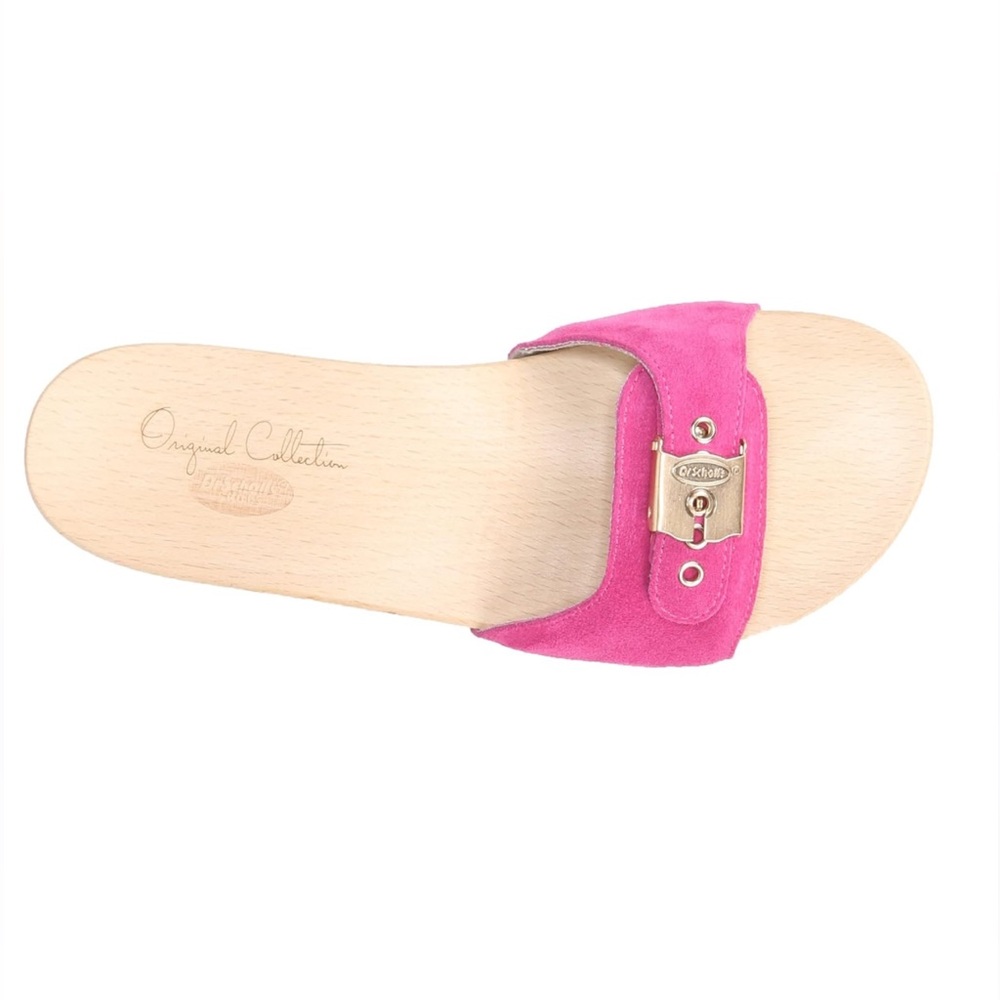 NIB Dr. Scholl’s sandals original collection color pinky arrow sz 9